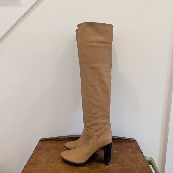 Banana Republic Tan Over the Knee Boots - Picture 2 of 8